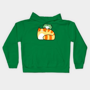 Frog and Tabby Kids Hoodie